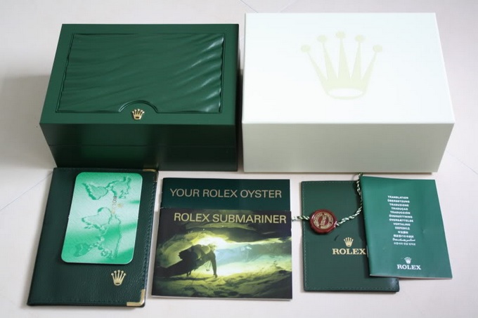 NEW Original Rolex Green Wave Watch Box & Luxury Rolex Booklet NEW Original Rolex Green Wave Watch Box & Luxury Rolex Booklet